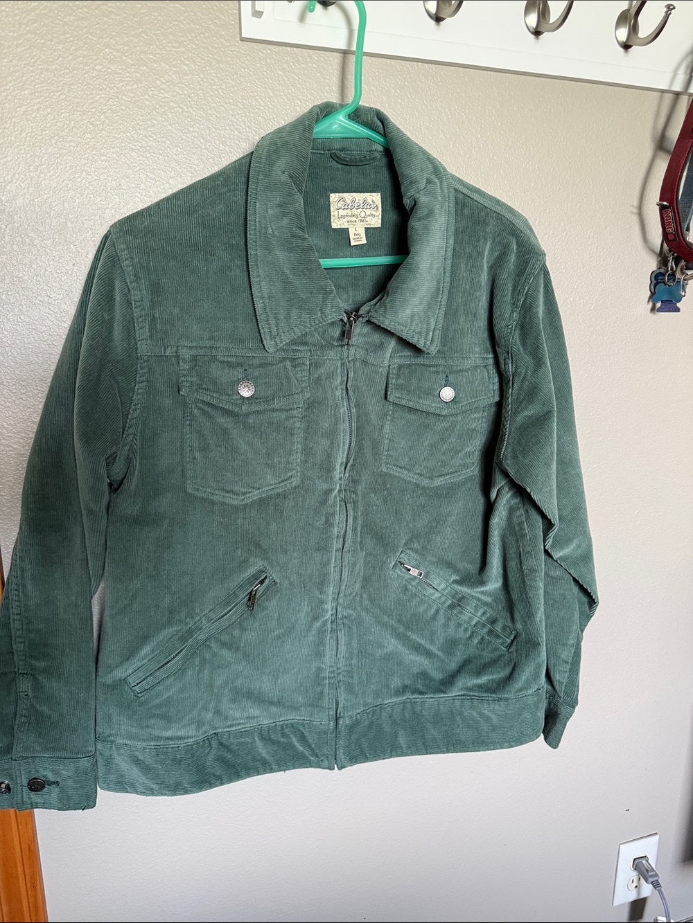 Cabela's Green Corduroy Utility Jacket